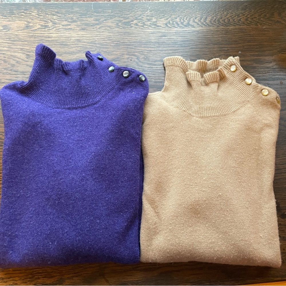 2 Cashmere Sweaters Lauren by Ralph Lauren EXCLUSIVE COLLECTION